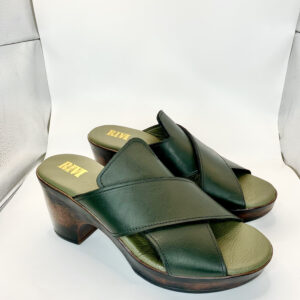 Cross Strap Platform Dress Slippers