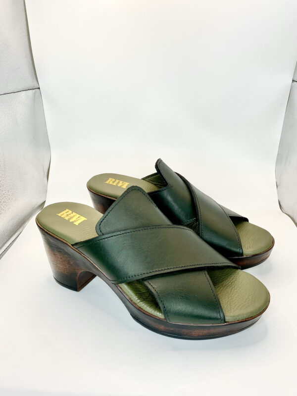 Cross Strap Platform Dress Slippers