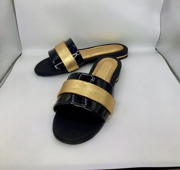 Round-Toe Slip-On Flat Slides - Image 2